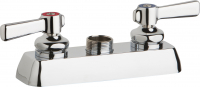 Chicago Faucets W4D-LES369AB Workboard Faucet, 4'' Les